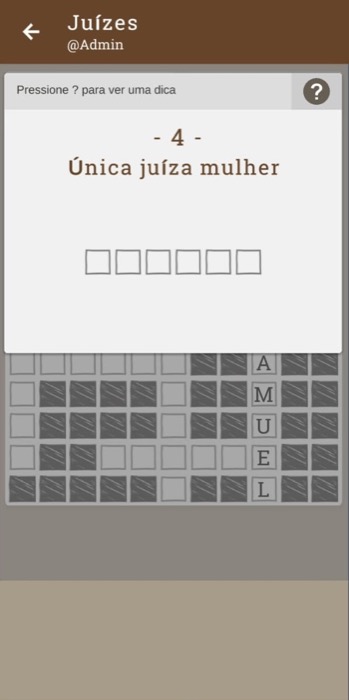 Clue screen